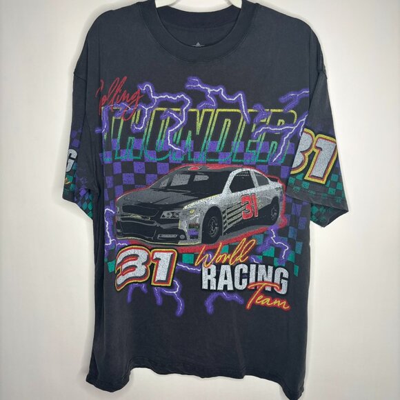 Alpha Collective Men’s Prism Racing Black T Shirt NASCAR Theme Size XL New - Picture 1 of 10